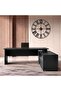 HALPERT OFFICE DESK RIGHT SIDE RETURN - BLACK - 4