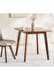 SYLAS 1+2 DINING SET VENEER - WALNUT & GREY - 2