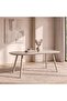 BENNIE 1+6 DINING SET CERAMIC - BEIGE & BROWN - 3
