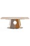 ROSELLE COFFEE TABLE - SILVER ROSE GOLD - 5