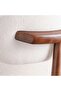 LUKE DINING CHAIR - WALNUT & GREY - 4