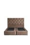 AETHER KING BED 180X200 CM- BROWN - 5