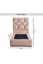 KYROS SINGLE BED 90X190 CM - GOLD - 8