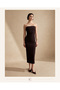 Selene Straplez Midi Elbise
