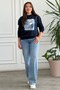 Sweatshirt with Front Print Detail - 6