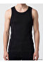 U-Neck Ribbed Combed Cotton Men's Undershirt - 3