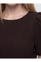 Balloon Sleeve Waist-Sitting Mini Dress - 3