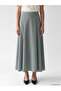 Beli Zippered Houndstooth Patterned Flared Skirt - 2