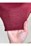 Mihra Crew Neck Buttoned Tie-Up Vest-Kr6022 Claret Red - 5