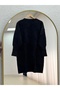 Lorin Long Knitwear Tunic with Gold Buttons on the Sleeves-Kr6015 Black - 6