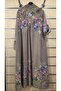 Italian Velvet Dress and Trousers Set with Thin Ribbed Pattern - 5