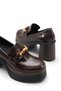 Vesper Luce Women's Heeled Loafer 0012593 Brown Rustic - 2