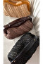 Handmade Wicker Bag Clutch (37X22Cm) Black - 4