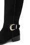 Larissa Aria Women's Heeled Boots 0012133 Black Suede - 6