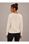 Women's Round Neck Textured Knitwear Sweater 27K12008-16 - 3