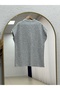 Mihra Crew Neck Buttoned Tie Vest-Kr6022 Gray - 6