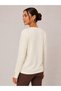 Women's V-Neck Button Detailed Knitwear Sweater 27K12315-16 - 3