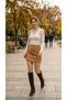 Women's Black / White V-Neck Long Sleeve Slim Fit Flexible Modal Basic Body - 5