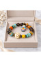Colorful Baby Figured Bead Detailed Bohemian Design Handmade Bracelet - 3