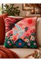 Set of 3 Decorative Throw Pillow Covers - Double-Sided Suede Throw Pillow - Bohemian Living Room Throw Pillow with Lion, Deer and Bird Patterns - 43X43 & 30X50 cm - 4