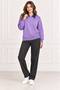 Women's Denim Shirt Collar Long Sleeve Oversize Knitwear Sweater - 4