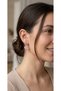 Pink Flower Mini Dangle Earrings Bijouterie Stylish Antiallergic Women Earrings Gift Vintage Models - 3