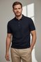 Polo Collar Regular Fit (Classic Fit) Navy Blue T-Shirt with Pockets