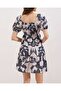    2351 Flared Poplin Dress - D. Black - 3