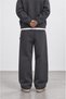 Men's Basic Panda Baggy Sweatpants Smoked - 3