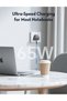 65W Wall Charger with Type-C Port - Black - 3