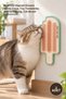 3 Pieces of Cat Itch Relief Device – Wall-Mounted Brush with Cat Grass Chamber, Hair Removal, Self-Grooming, Cat Brush