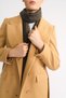 Camel Double-Breasted Belted Cashmere Coat - 7