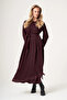 Cupro Embroidered Chiffon Dress 40813 - 3