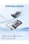 مجموعة محولات USB من 8 قطع، محولات USB لأجهزة متعددة، متوافقة مع Micro/Mini USB، وإضاءة لايتنينج. - 5