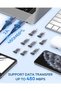 مجموعة محولات USB من 8 قطع، محولات USB لأجهزة متعددة، متوافقة مع Micro/Mini USB، وإضاءة لايتنينج. - 4