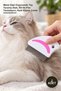 2 Pieces Pet Lice Comb – Ergonomic Hair Combing Tool with Metal Teeth, Lice and Flea Cleaner, Cat Dog Comb