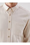Regular Fit Dobby Men's Shirt with Pockets - 3