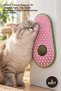 3 Pieces of Catnip with Silicone Scratcher – Silicone Surface Scratcher and Scratching Area, Feather-Friendly Scratcher, Catnip Cat Scratcher