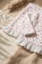 Momery & Coady Flora Series 7 Pieces 100% Cotton Lace Detailed Luxury Newborn Baby Girl Hospital Outfit - 5