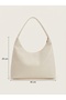 Large Size Zippered Women's Shoulder Bag - Casual Casual Tote and School Bag |   Hobo Bag (25X40 cm) - 3