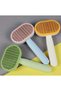 2 Pieces Self-Cleaning Hair Brush – Pet Hair Care, Ergonomic Abs Plastic Design, Stainless Steel Teeth, Pet Brush - 8