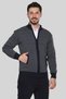 Navy Blue Men's Knitwear Acrylic Thick Textured Classic Fit Zippered Pocket Winter Dad Cardigan - 2