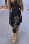 Metallica Snake Pit Printed Black Oversize Hoodie Sweatshirt - 4