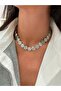 Serrated Round Sequin Necklace