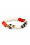 Ethnic Beaded Bracelet – Colorful Daily Accessory with Red, White, and Black Patterns - 2