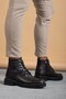 Genuine Leather, Fur Inside, Water Resistant, Thick Sole, Men's Real Leather Boots - 3
