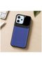 Oppo Reno14 F Compatible Case Lens Leather Case Navy Blue - 4