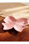 Ceramic Pink Bowl with Bow Figure - 14 cm