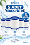 360 with 3-Function Filter °   Rotating Faucet Head, 5 Spare Filters, Movable Water-Saving Faucet Nozzle - 3