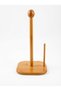 Bamboo Paper Towel Holder Square Base Countertop Roll Towel Stand 31 cm - 7